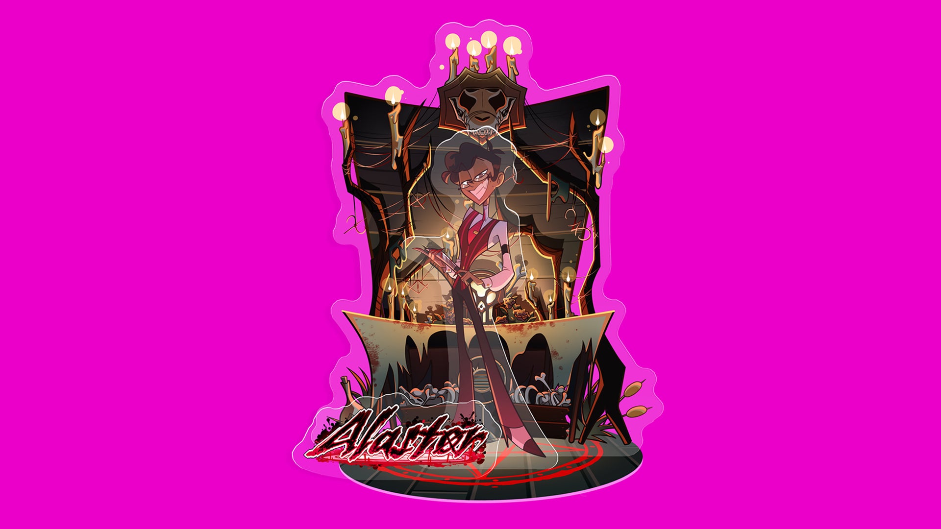 Human Alastor Acrylic Standee | Hazbin Hotel