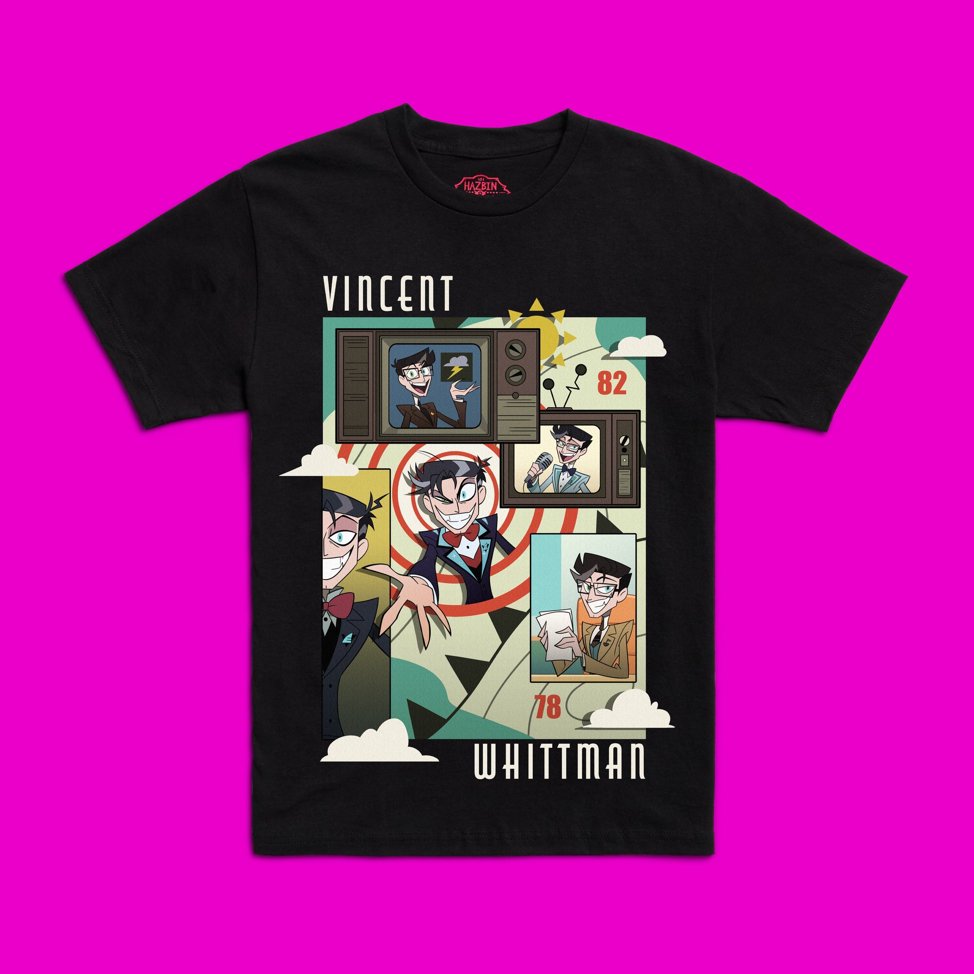 ハズビントレカ「HUMAN ALASTOR」「VINCENT WHITTMAN」 Human Alastor Tee | Hazbin Hotel