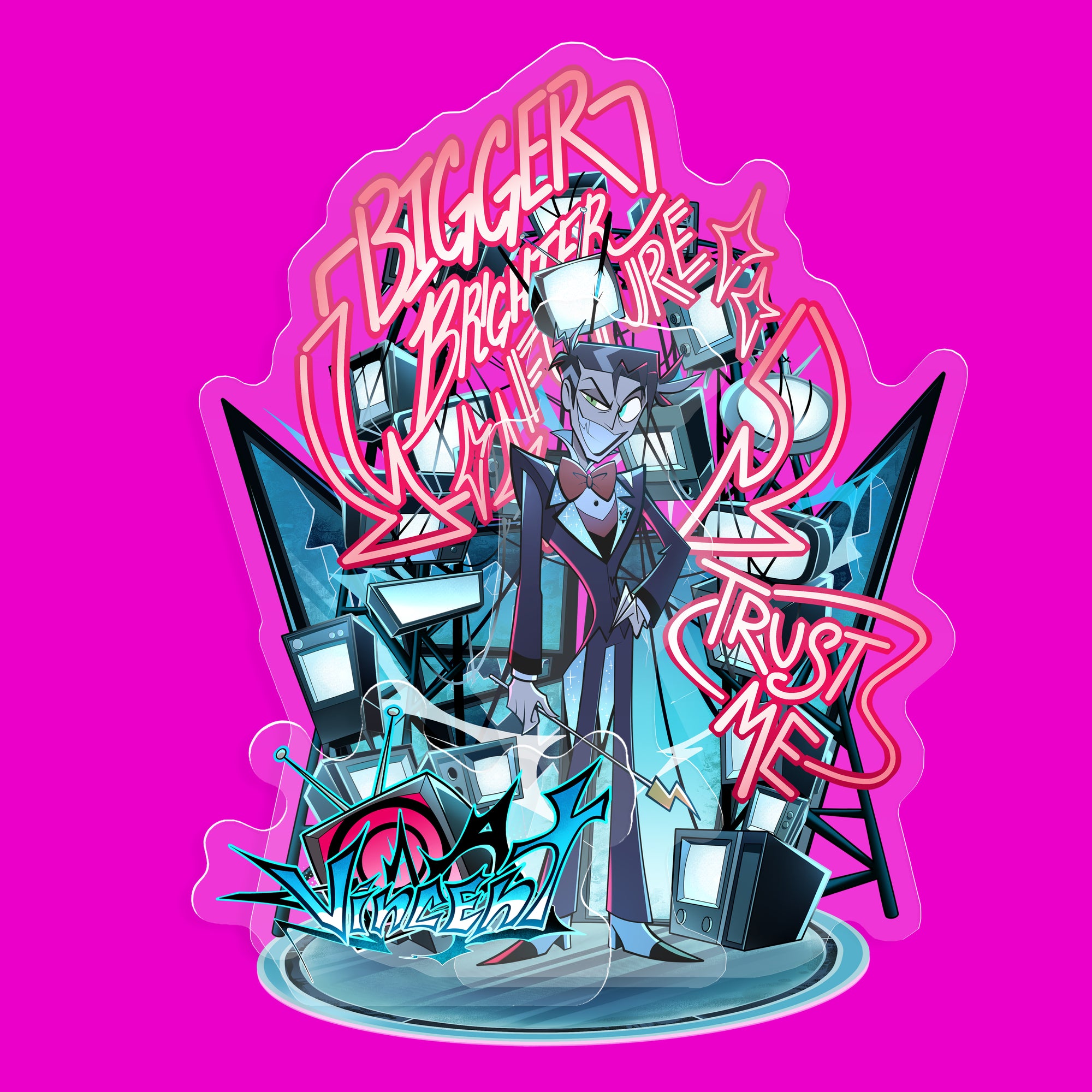Vincent Whittman Acrylic Standee | Hazbin Hotel