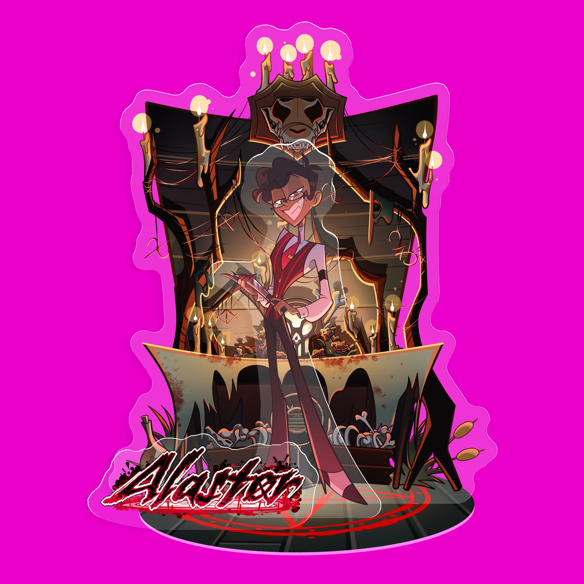 Human Alastor Acrylic Standee | Hazbin Hotel