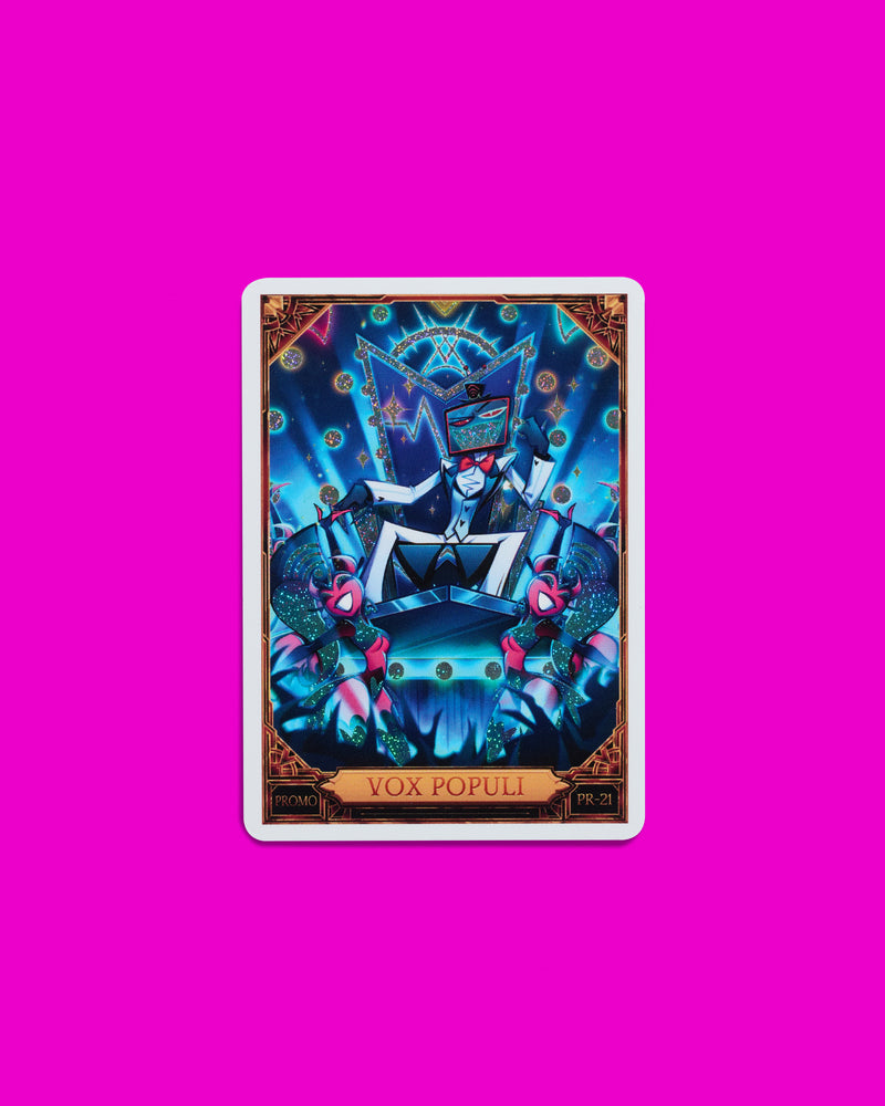 Hazbin Hotel Trading Cards Vox Populi Promo Card (PR-21) | Hazbin Hotel