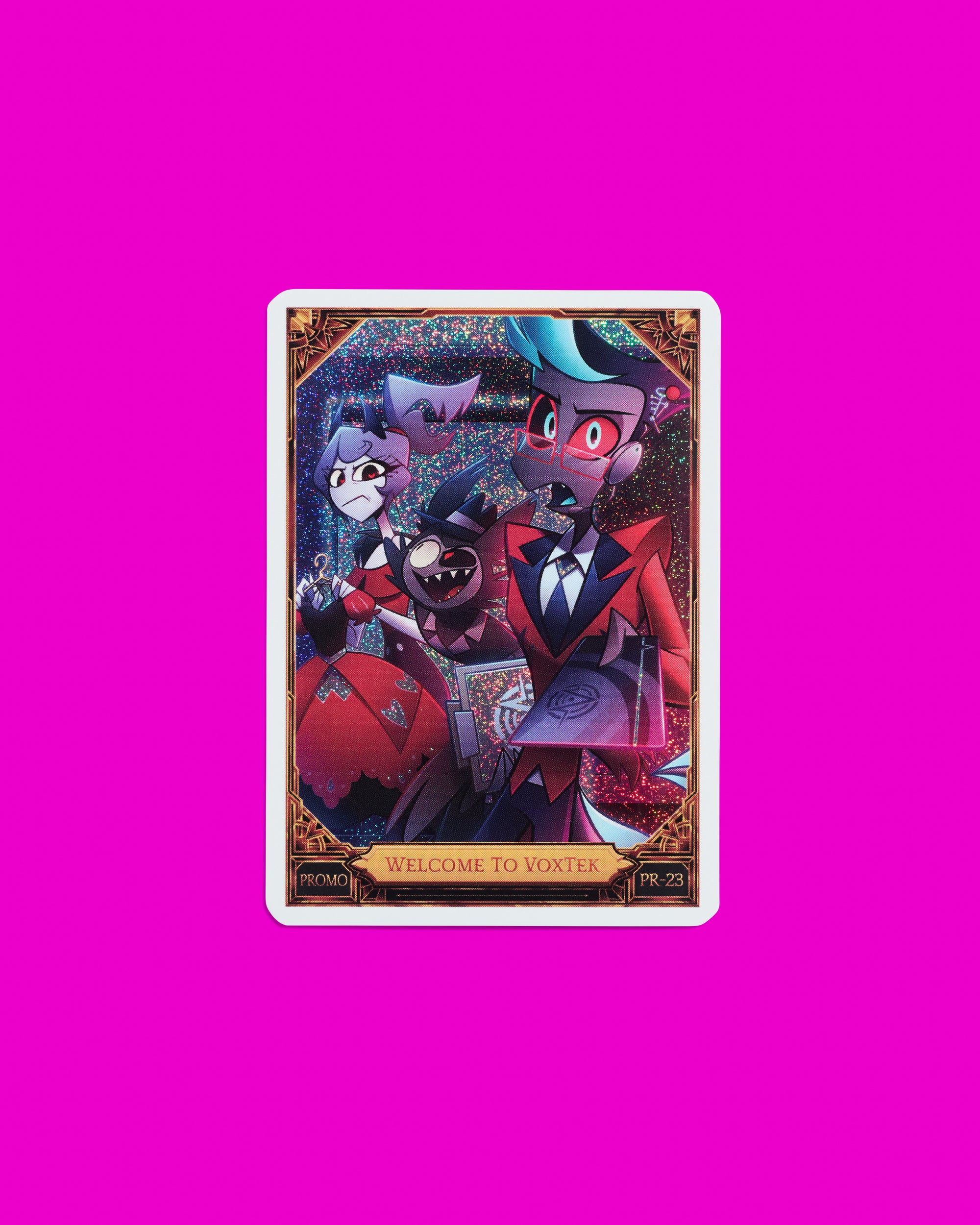 hazbin hotel vox カード 初版 プロモカード 合計5枚セット hazbin hotel vox カード 初版 プロモカード 合計5枚セット hazbin