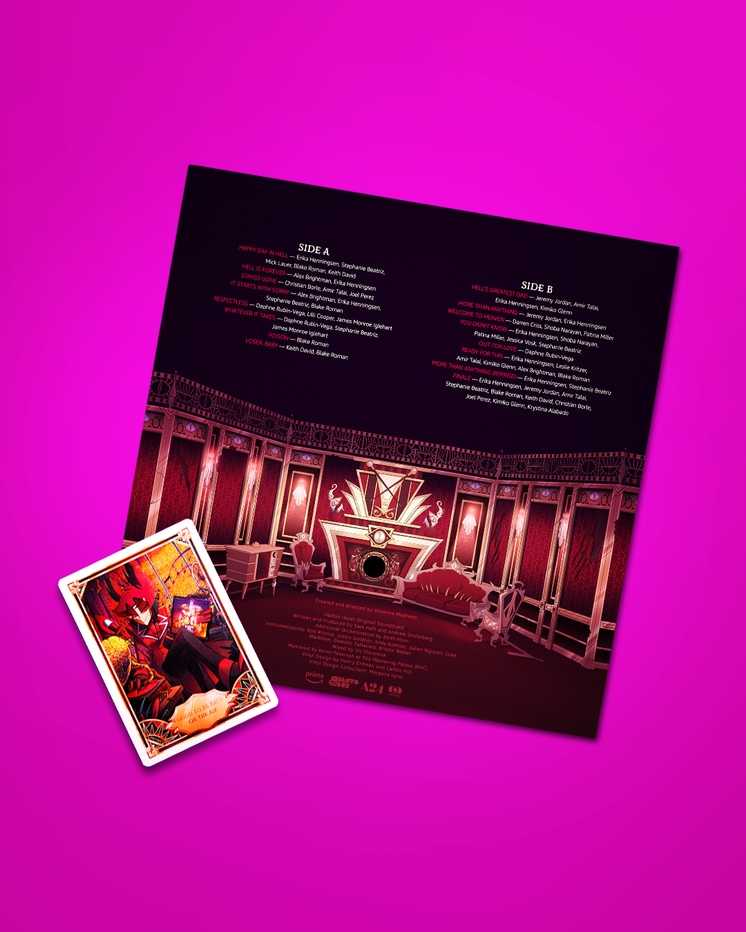 Hazbin Hotel Season One Original Soundtrack with Promo Card Hazbin Hotel Season One Original Soundtrack with Promo Card