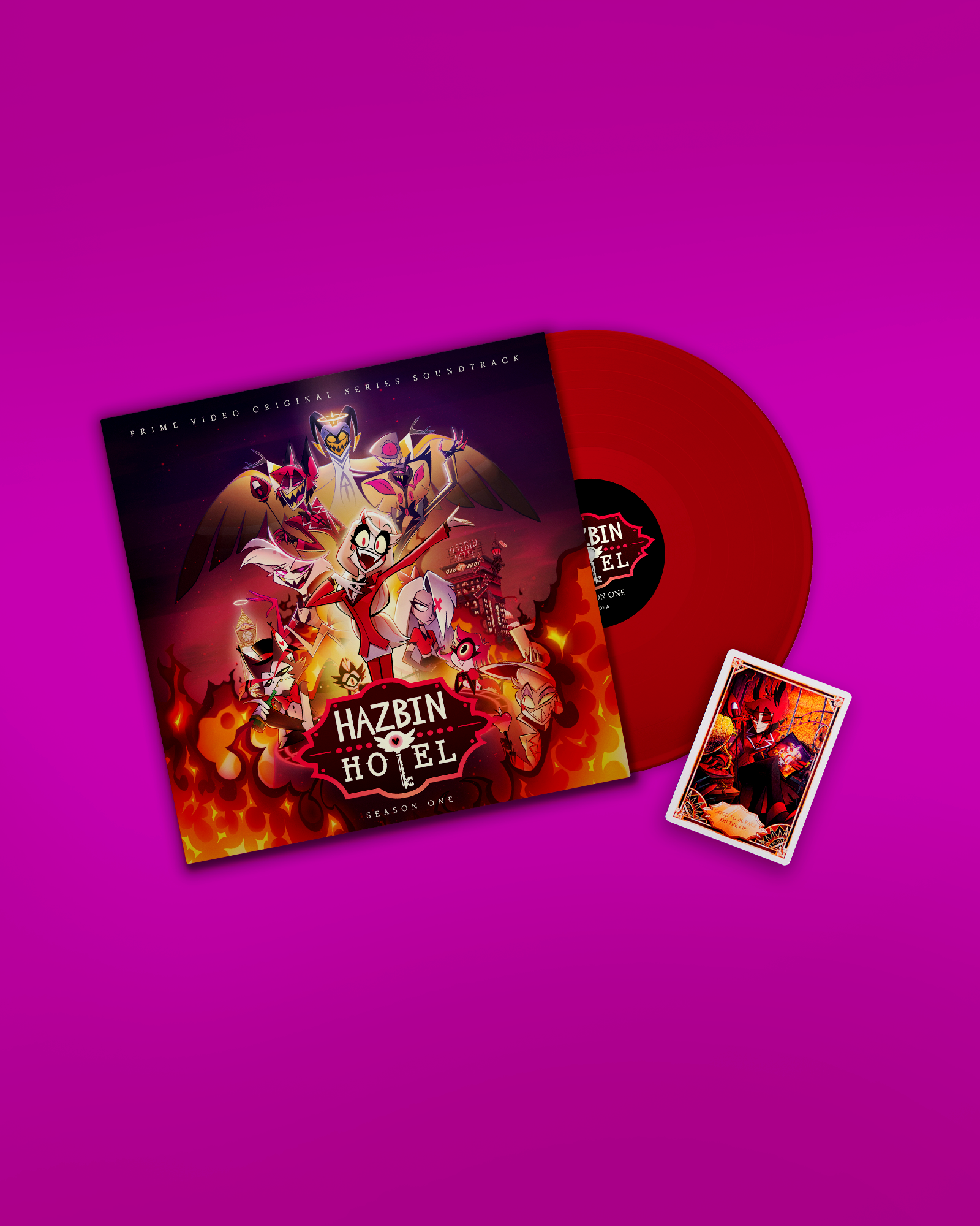 ハズビンホテル アラスター レコード プロモ プロモカード サウンドトラック Season One Original Soundtrack with Promo Card (PR-05