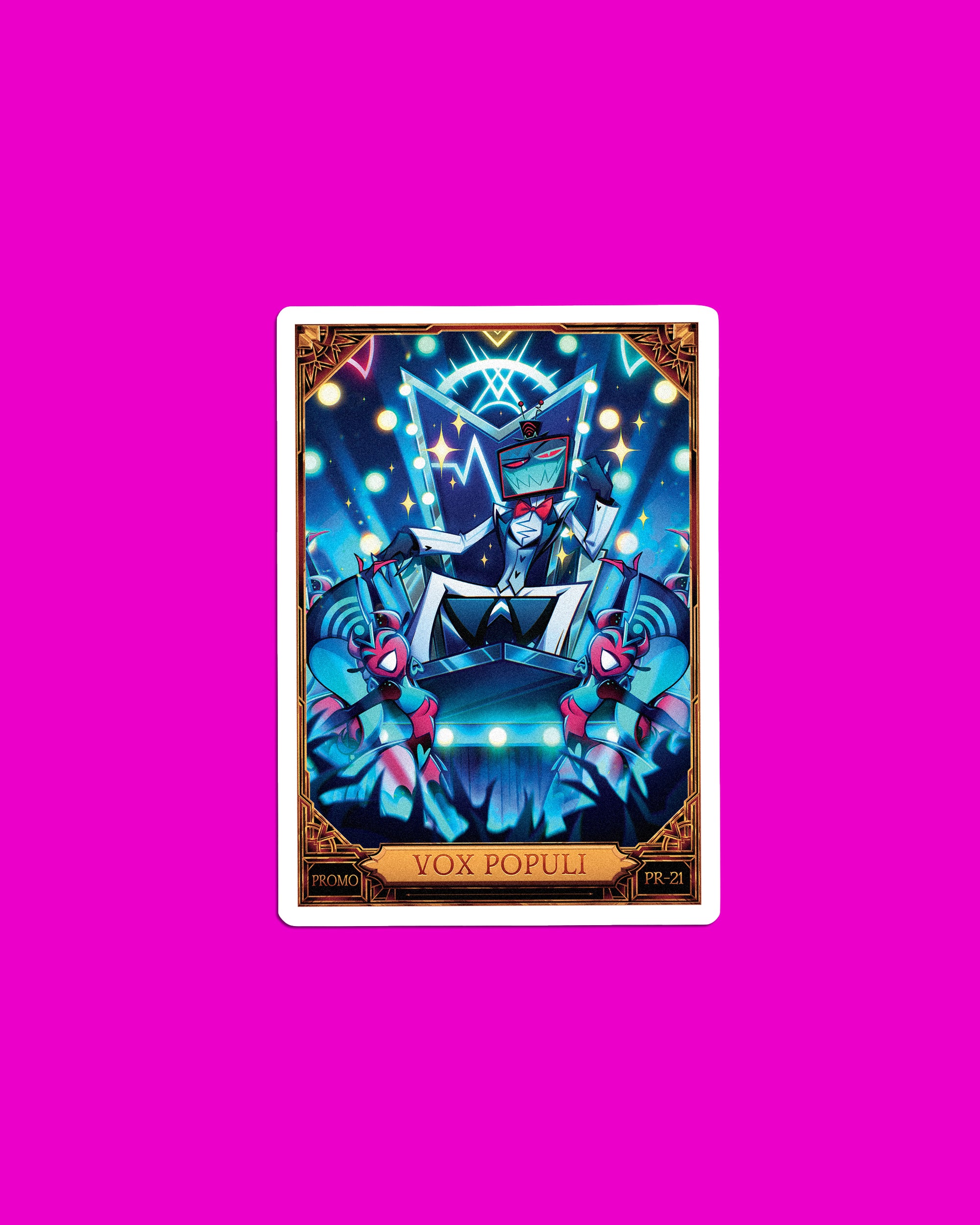 Hazbin Hotel Trading Cards Vox Populi Promo Card (PR-21) | Hazbin