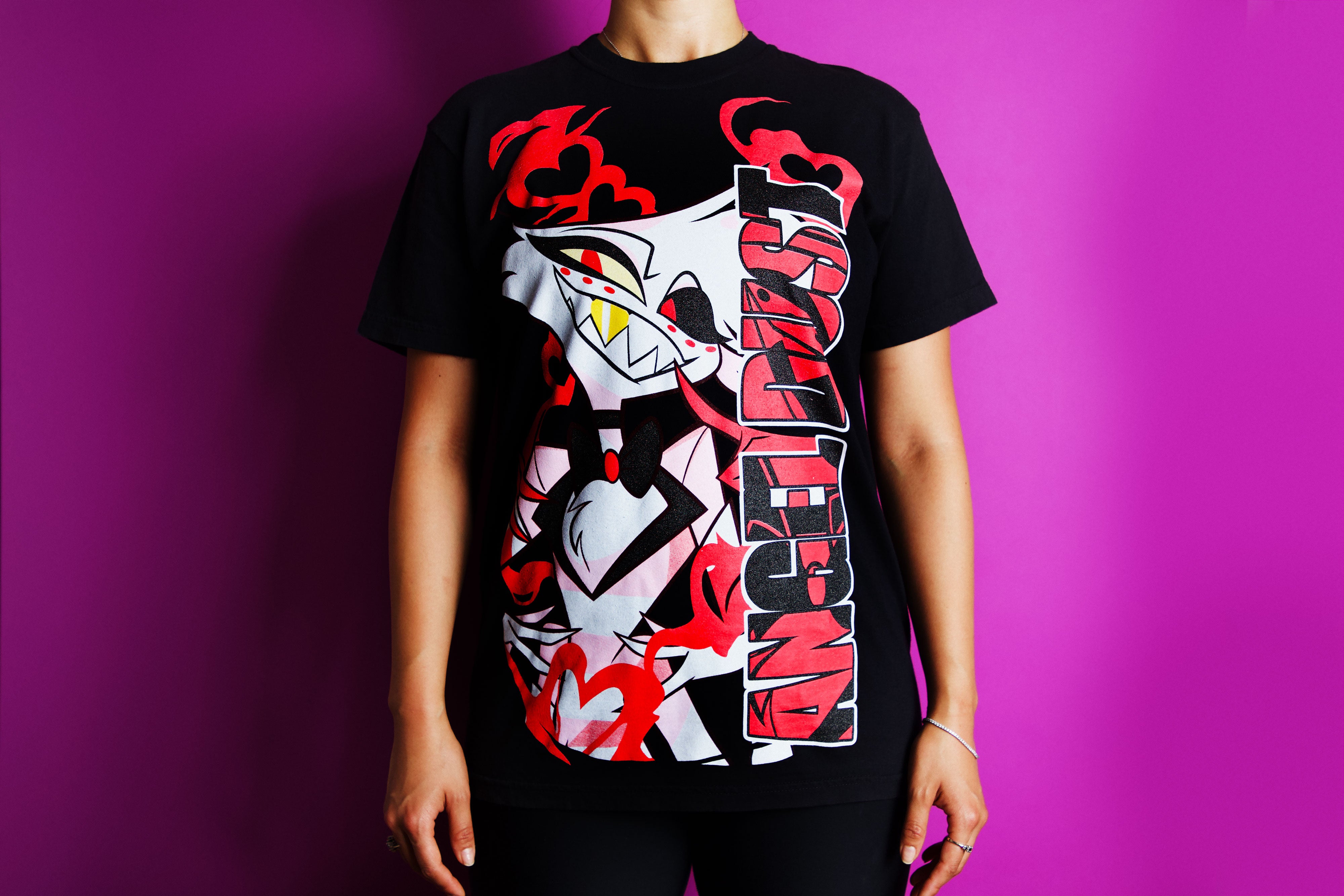見事な創造力 Hazbin Hotel Hotel Hazbin | Tee Dust Angel トップス