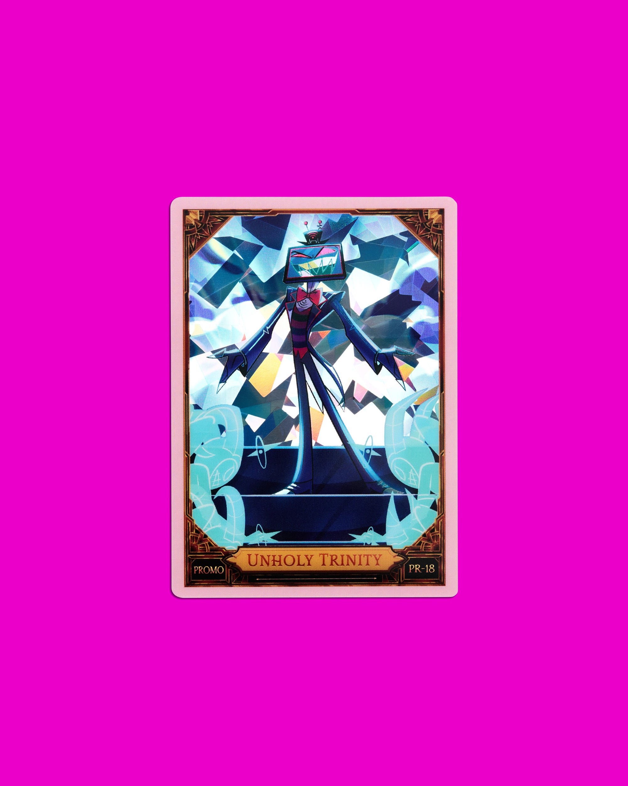 Hazbin Hotel Trading Cards Unholy Trinity Promo Card (PR-18