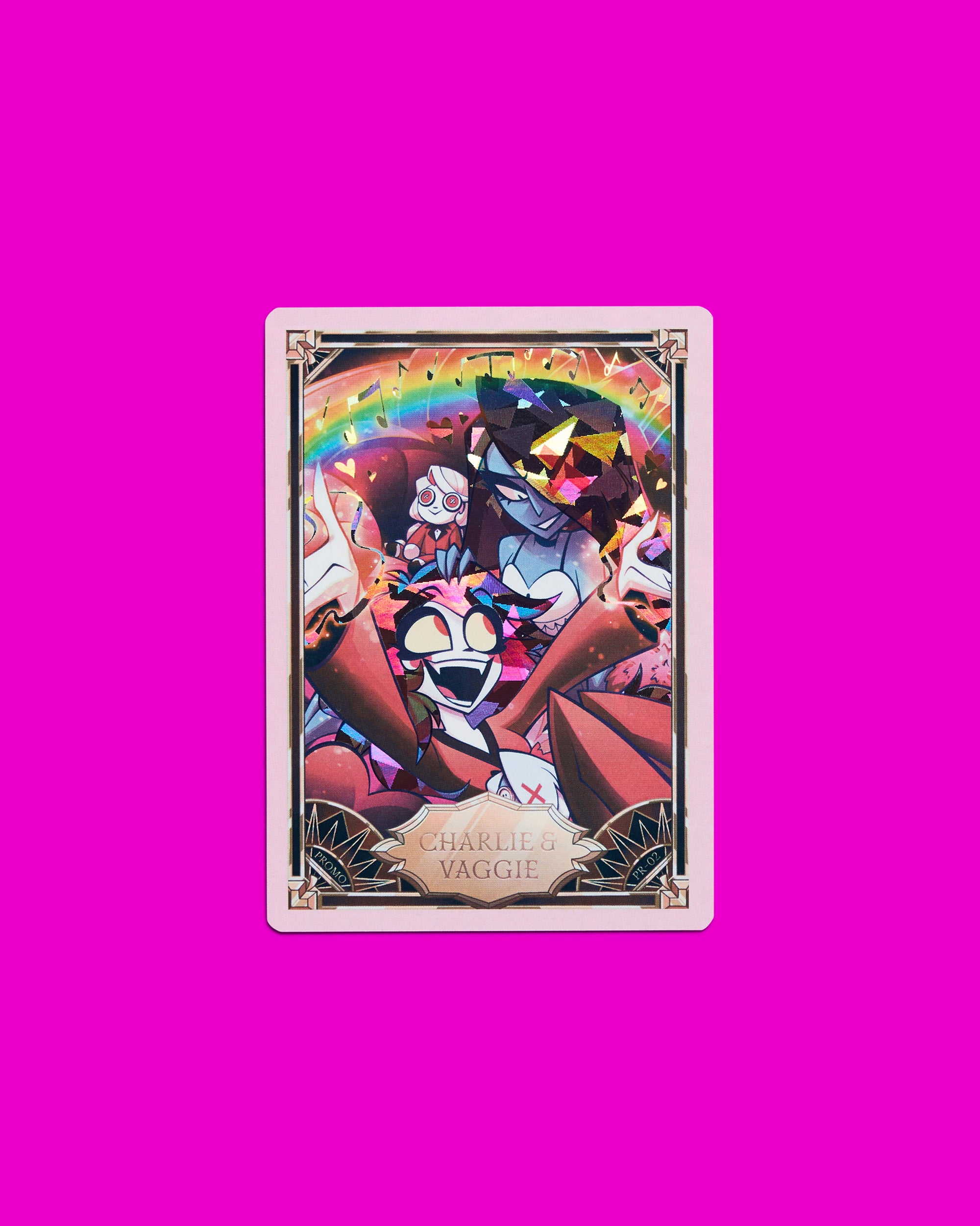 Hazbin Hotel Trading Cards Charlie & Vaggie Promo Card (PR-02