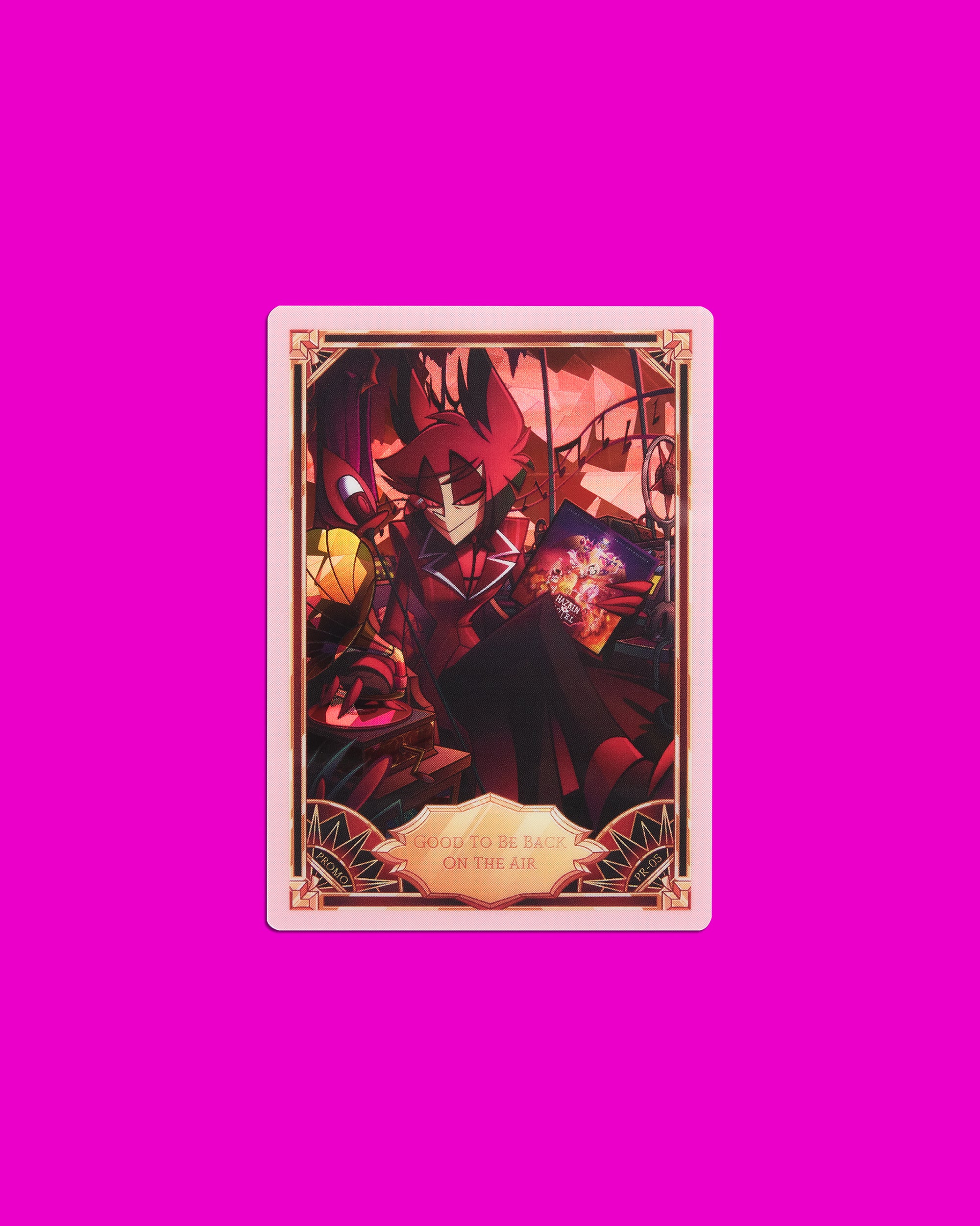 その他 Hazbin Hotel Trading card/PR-05 ice Hazbin Hotel Trading Cards Good To Be Back On The Air Promo Card