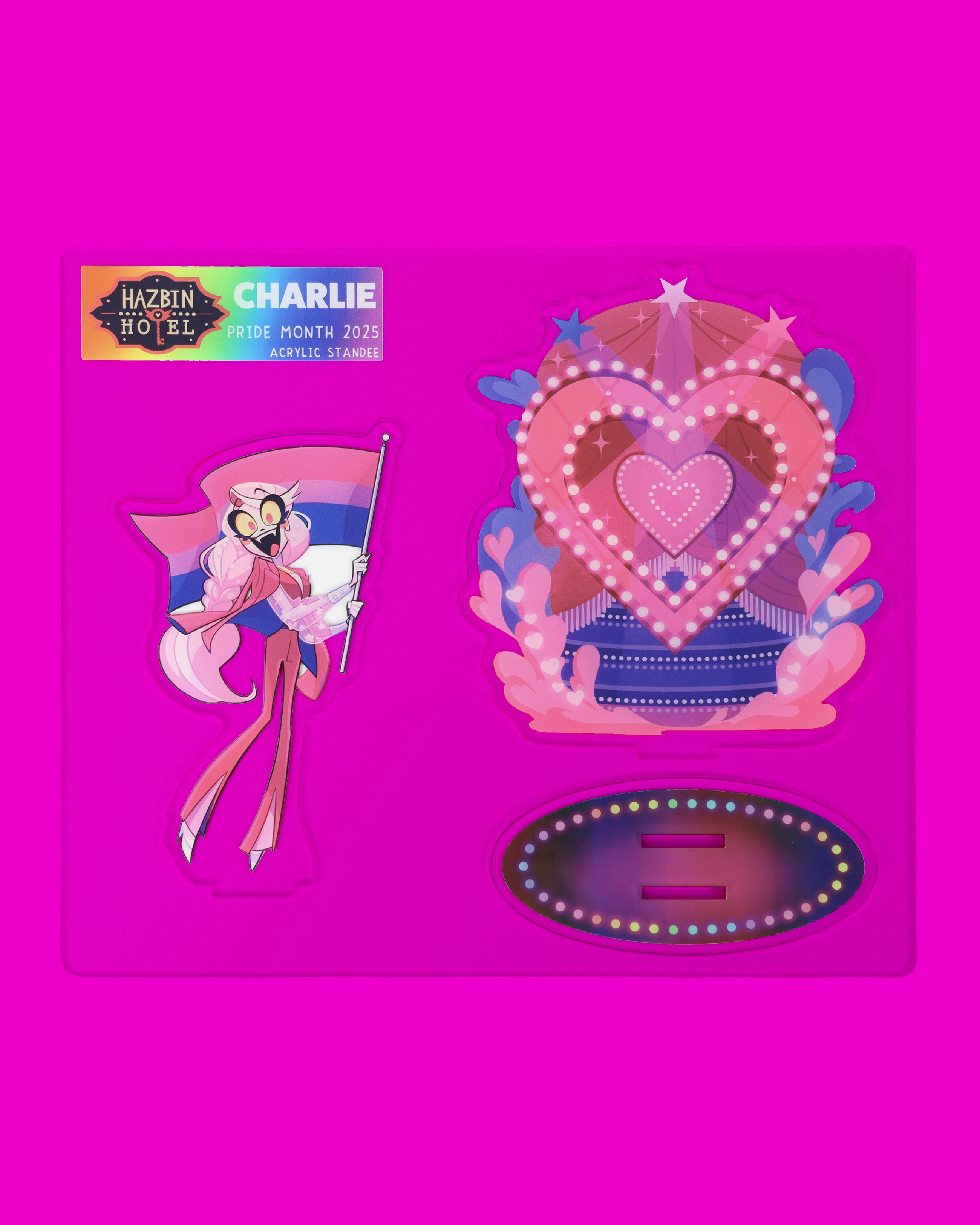 ハズビンホテル　アラスター　ニフティー　アクリルスタンド　プライド2025 Hazbin Hotel Pride 2025 Angel Dust Acrylic Standee | Hazbin