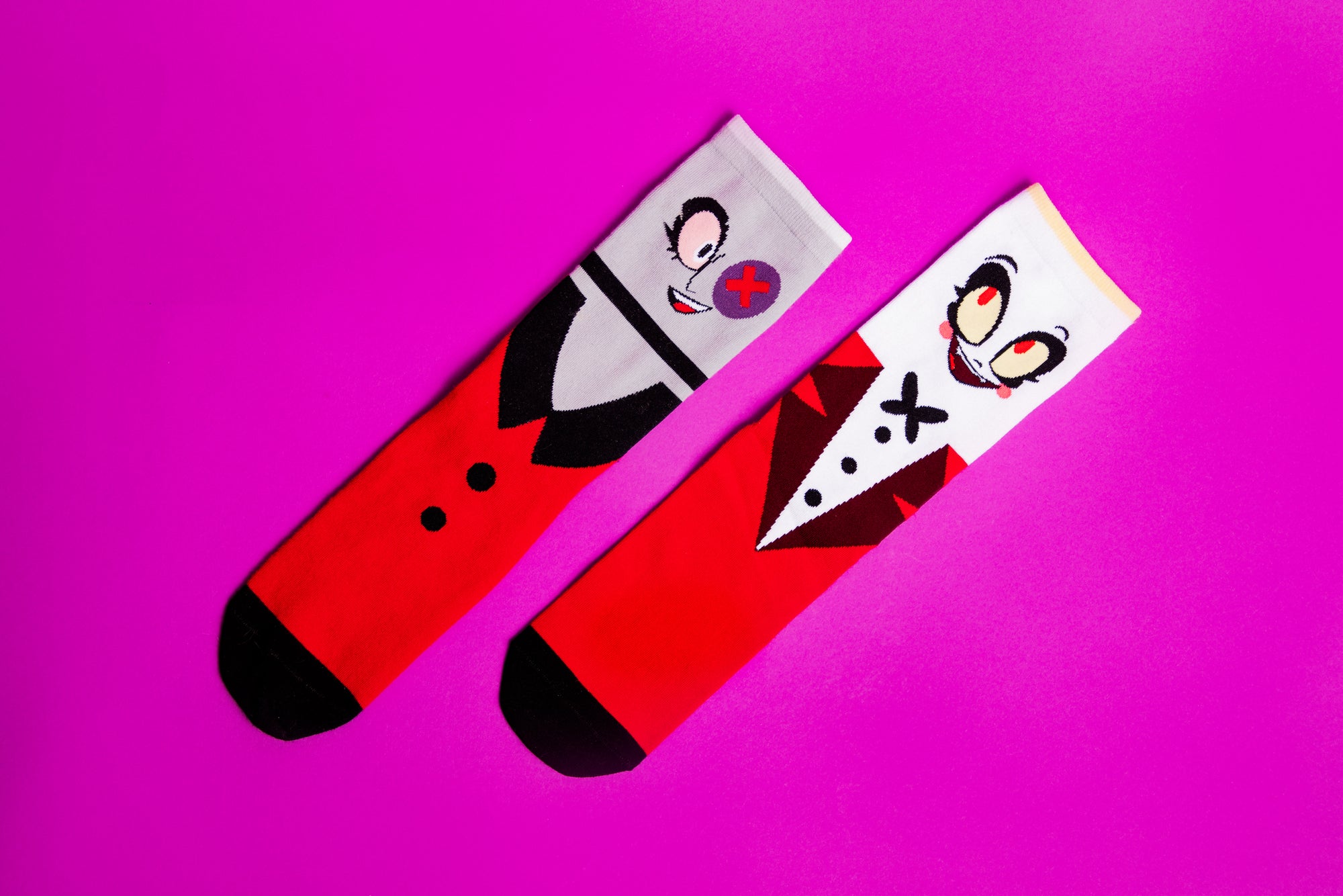 Hazbin Hotel Charlie & Vaggie Socks | Hazbin Hotel