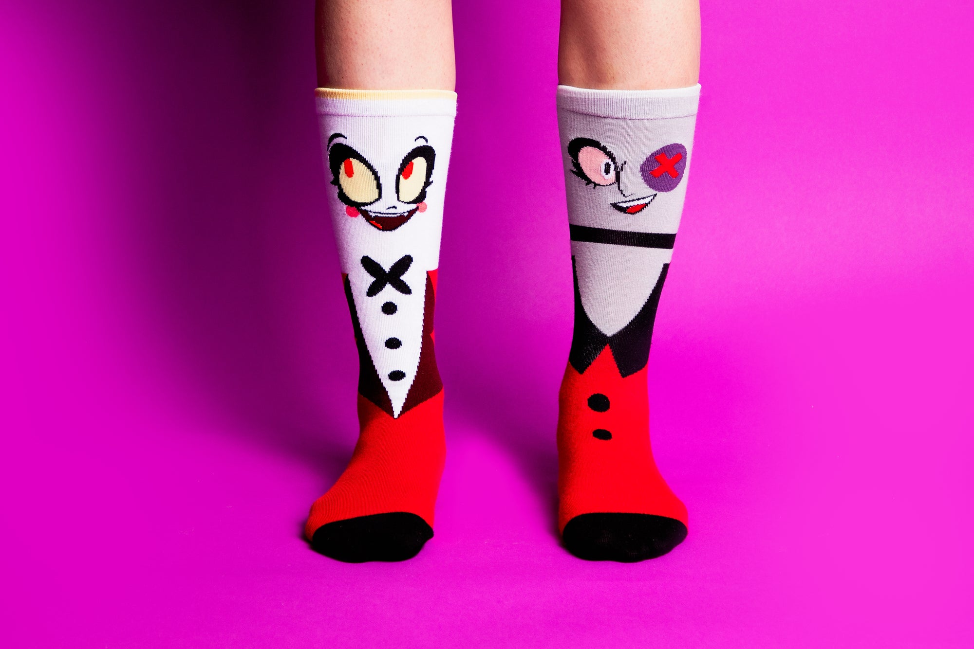 Hazbin Hotel Charlie & Vaggie Socks | Hazbin Hotel