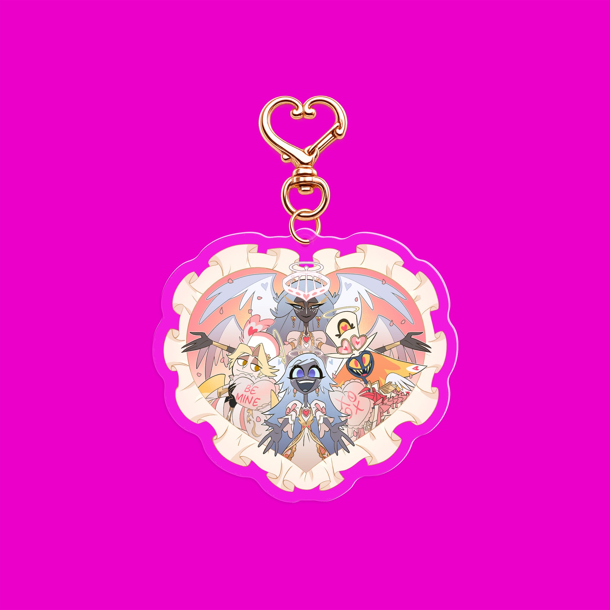 Valentine's Day 2026 Hotel Staff Keychain | Hazbin Hotel