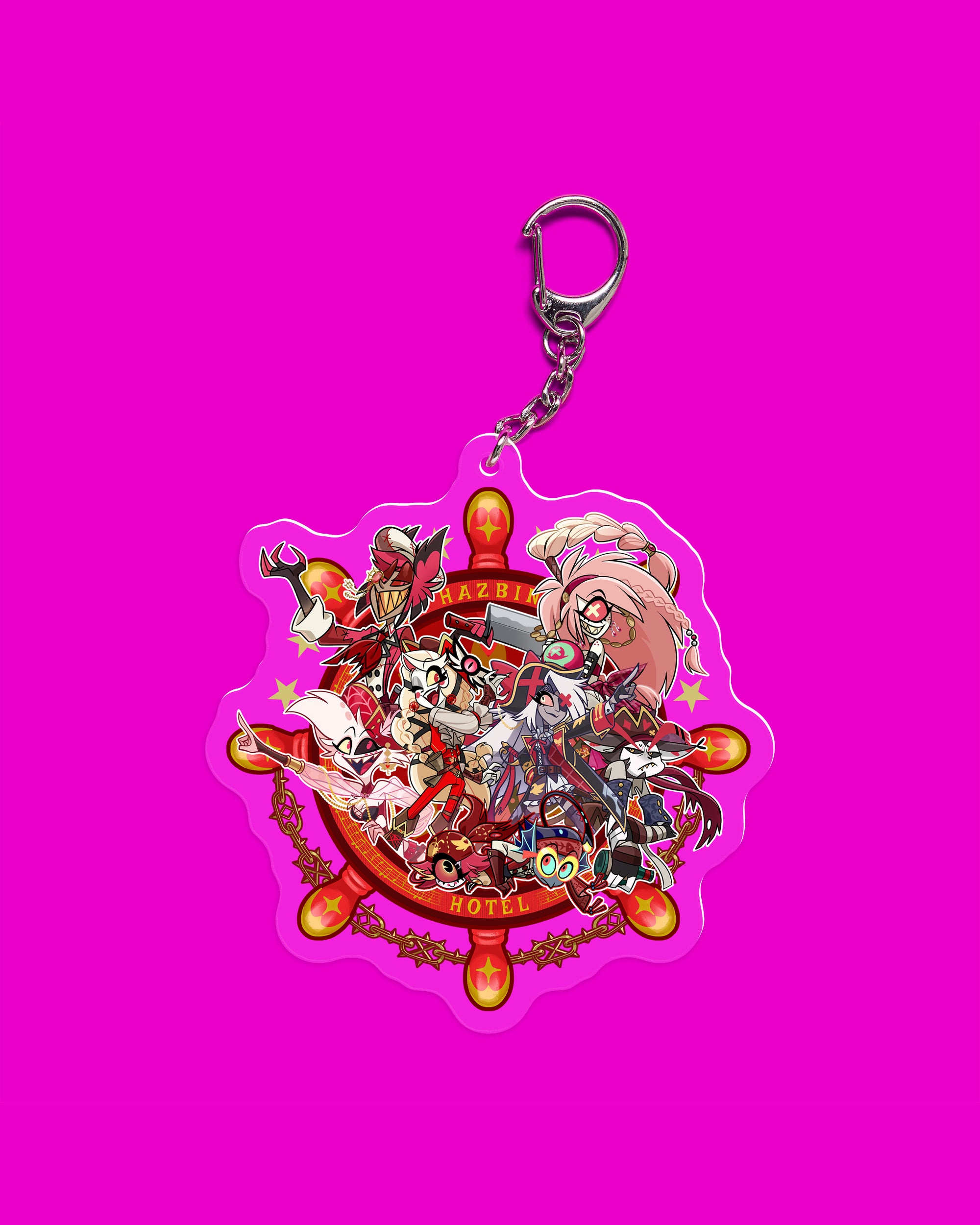 Halloween 2026 Hotel Crew Keychain | Hazbin Hotel