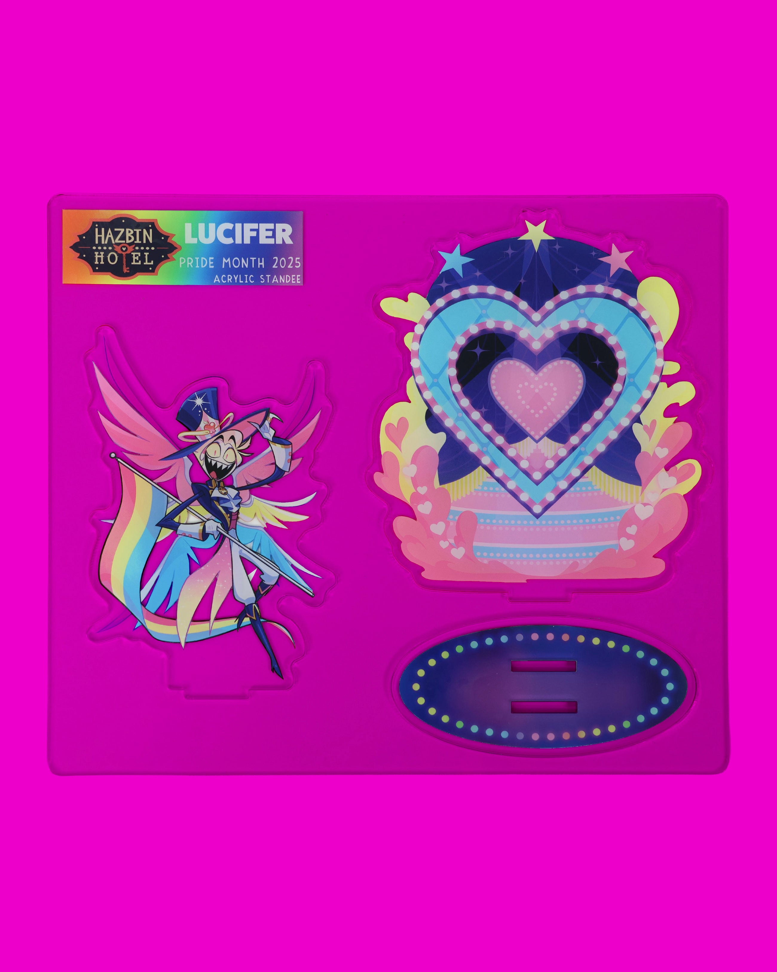 ハズビンホテル PRIDE 2025 Lucifer アクリルスタンド Hazbin Hotel Pride 2025 Lucifer Acrylic Standee | Hazbin Hotel