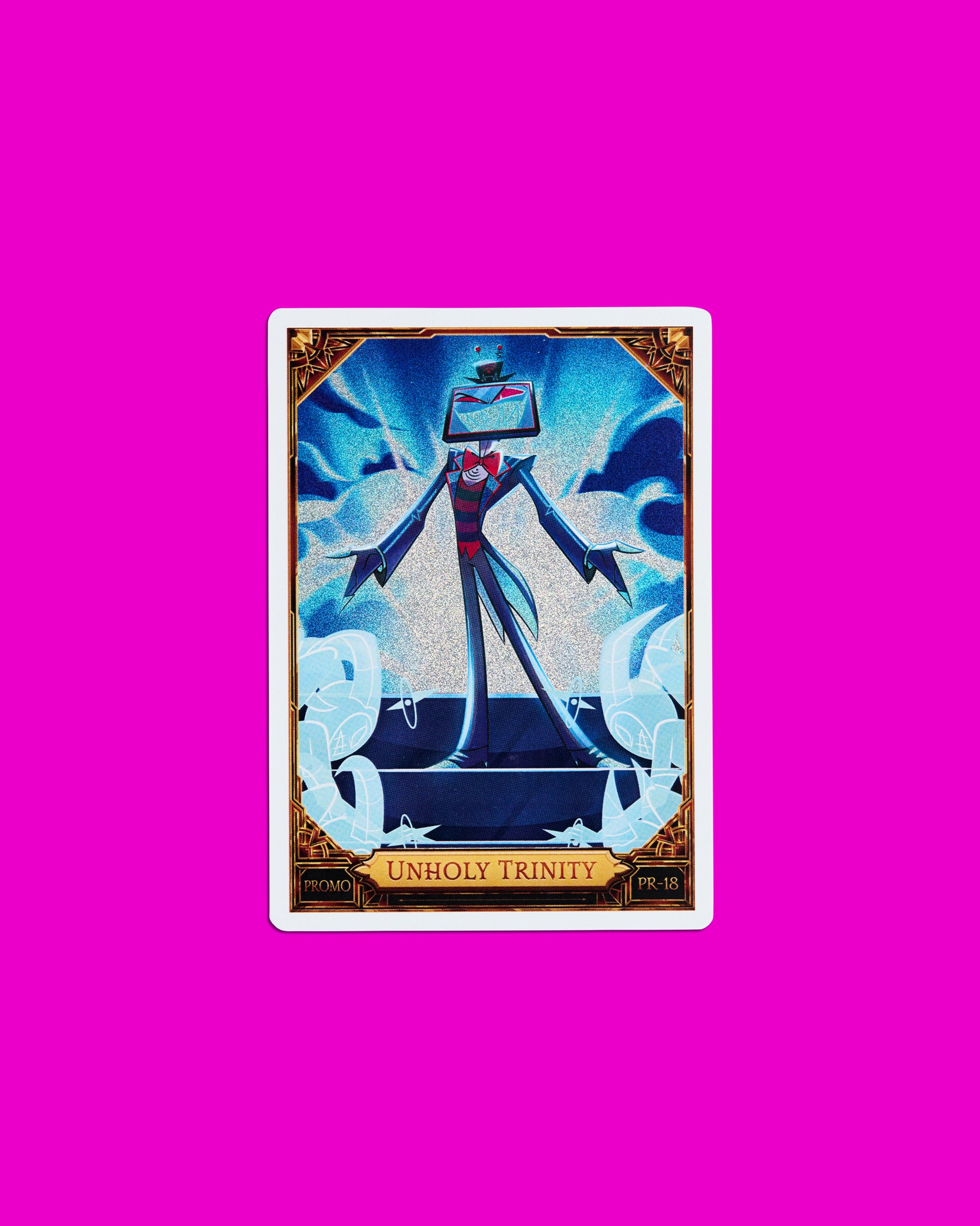 Hazbin Hotel Trading Cards Unholy Trinity Promo Card (PR-18)