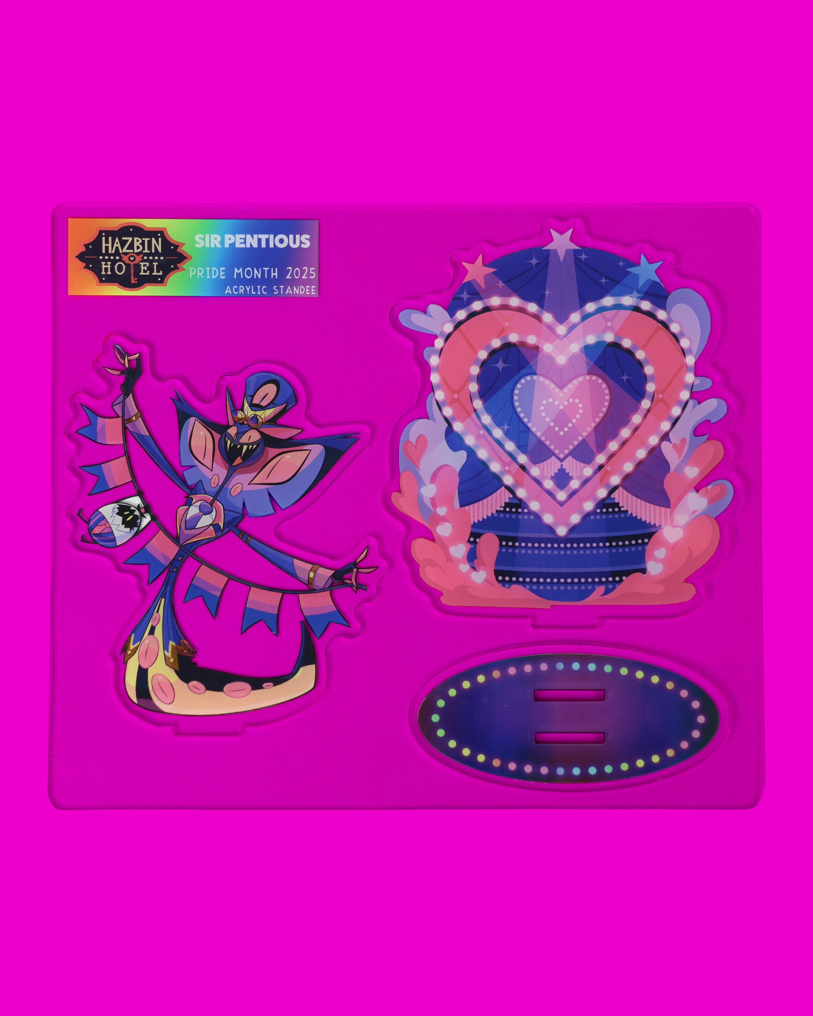Hazbin Hotel Pride 2025 Sir Pentious Acrylic Standee
