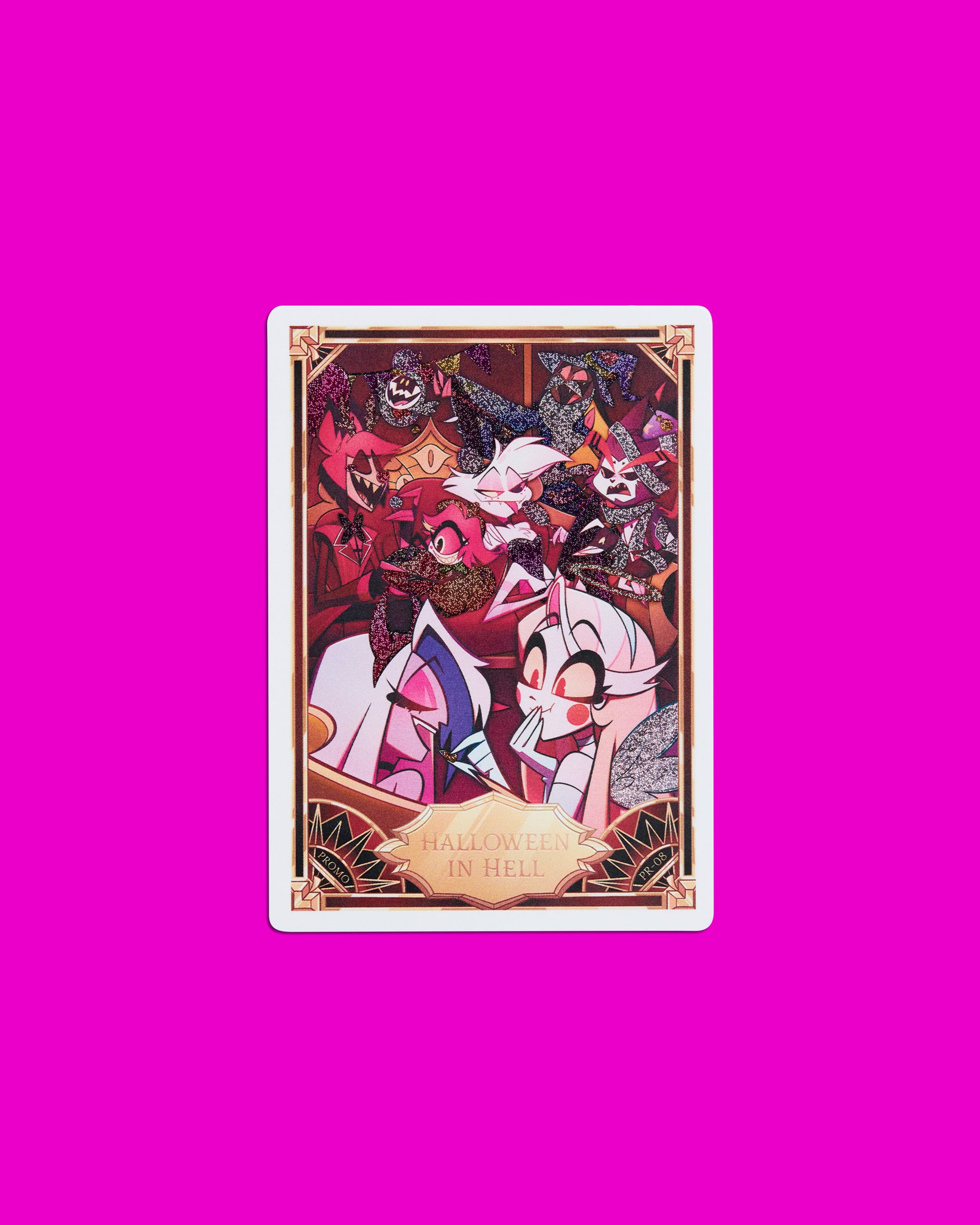 Hazbin Hotel Trading Cards Halloween in Hell Cracked Ice Promo