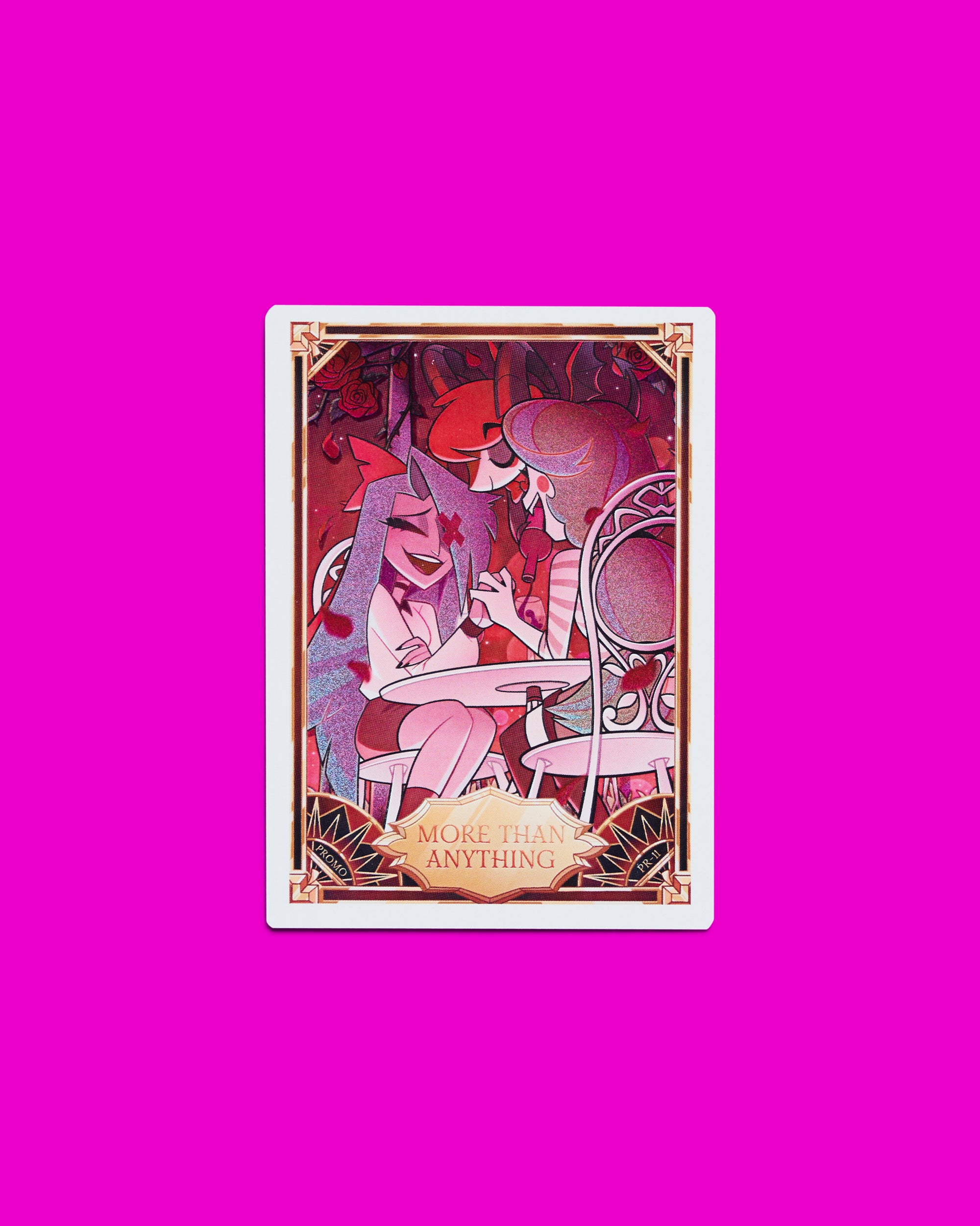 hazbin hotel ultra rare cards Hazbin Hotel Trading Cards More Than Anything Promo Card (PR-11)