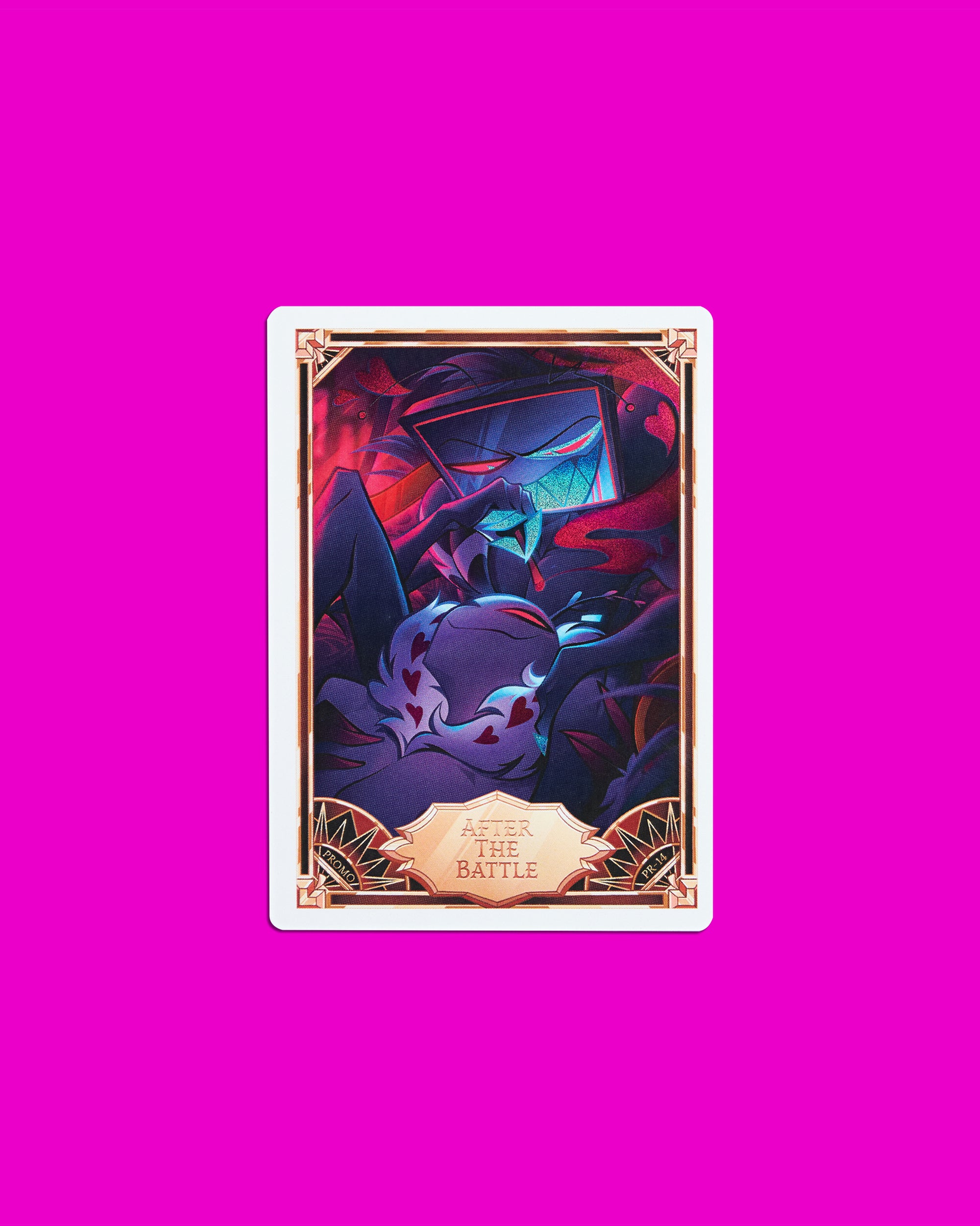 hazbin hotel ultra rare cards Hazbin Hotel Trading Cards After The Battle Promo Card (PR-14)