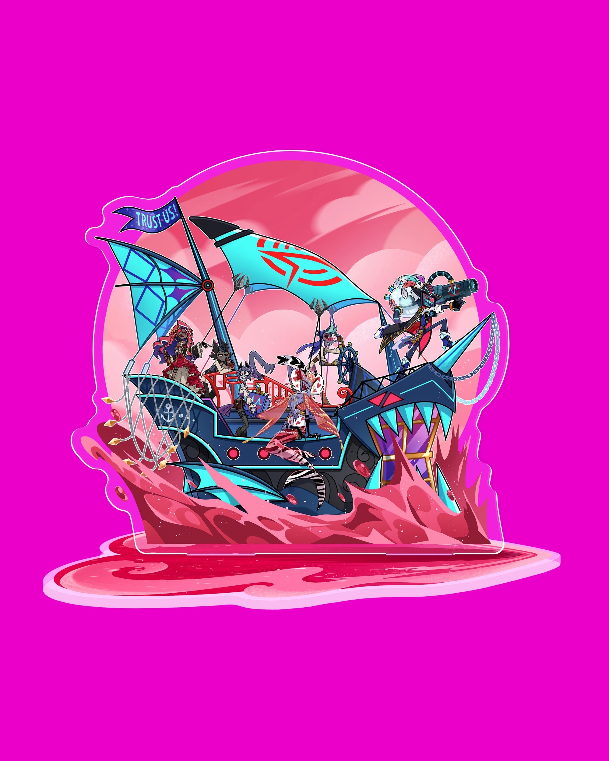 Halloween 2026 The Vees Acrylic Standee | Hazbin Hotel