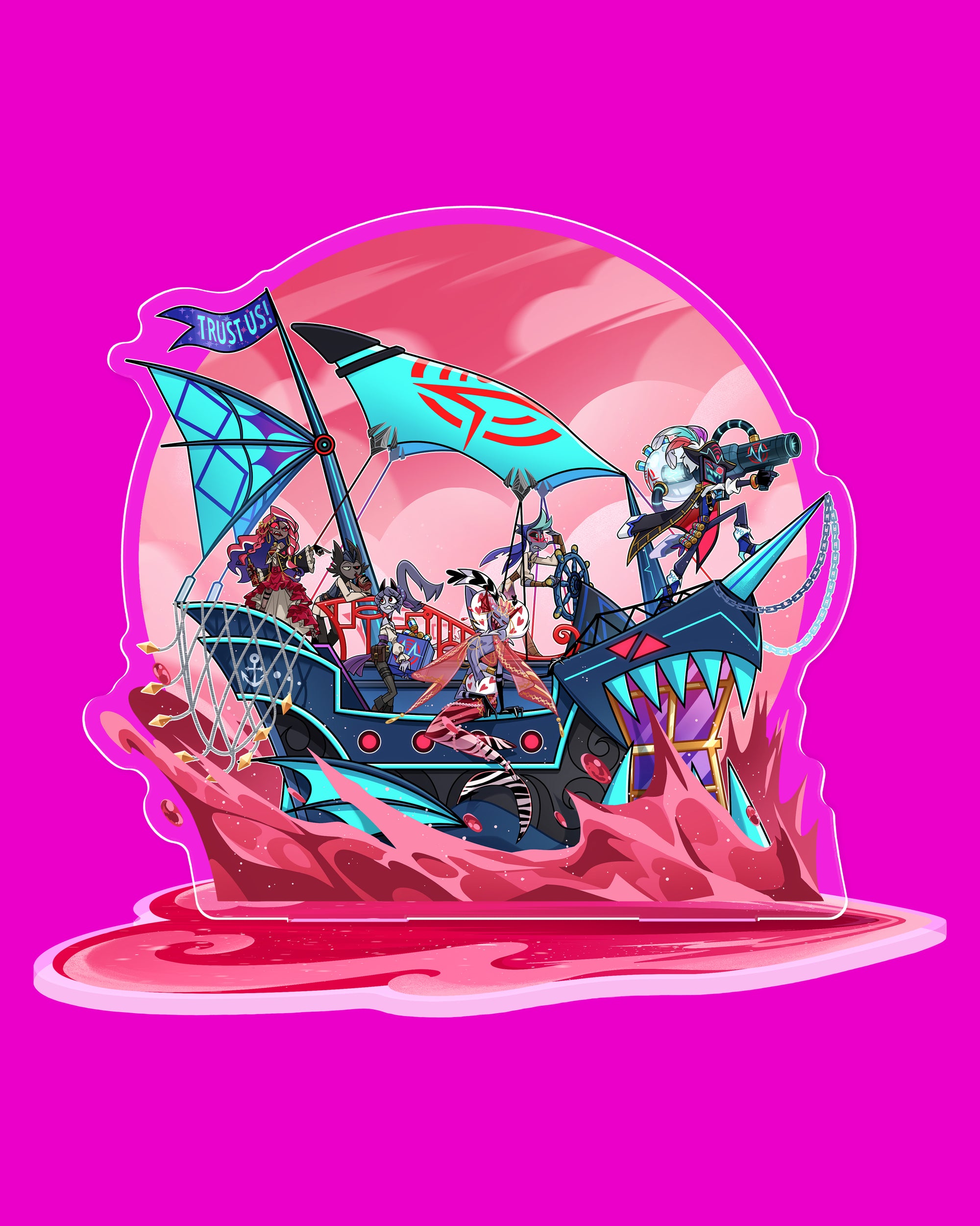 Hazbin Hotel ランダム缶バッジコンプリートボックス　VEESアクスタ Halloween 2026 The Vees Acrylic Standee | Hazbin Hotel