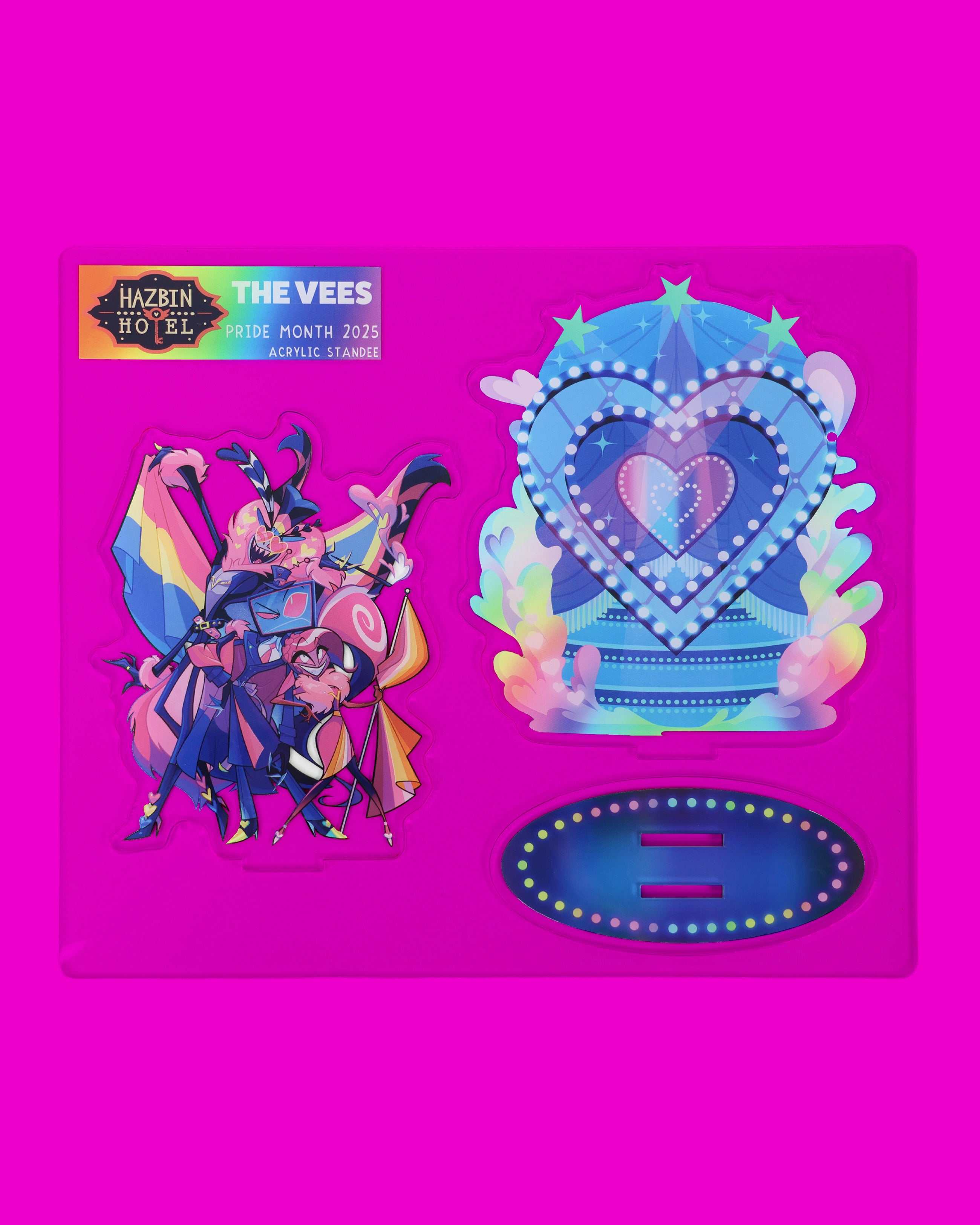 国内初の直営店 Hazbin Hotel 'THE VEES' In Universe Poster