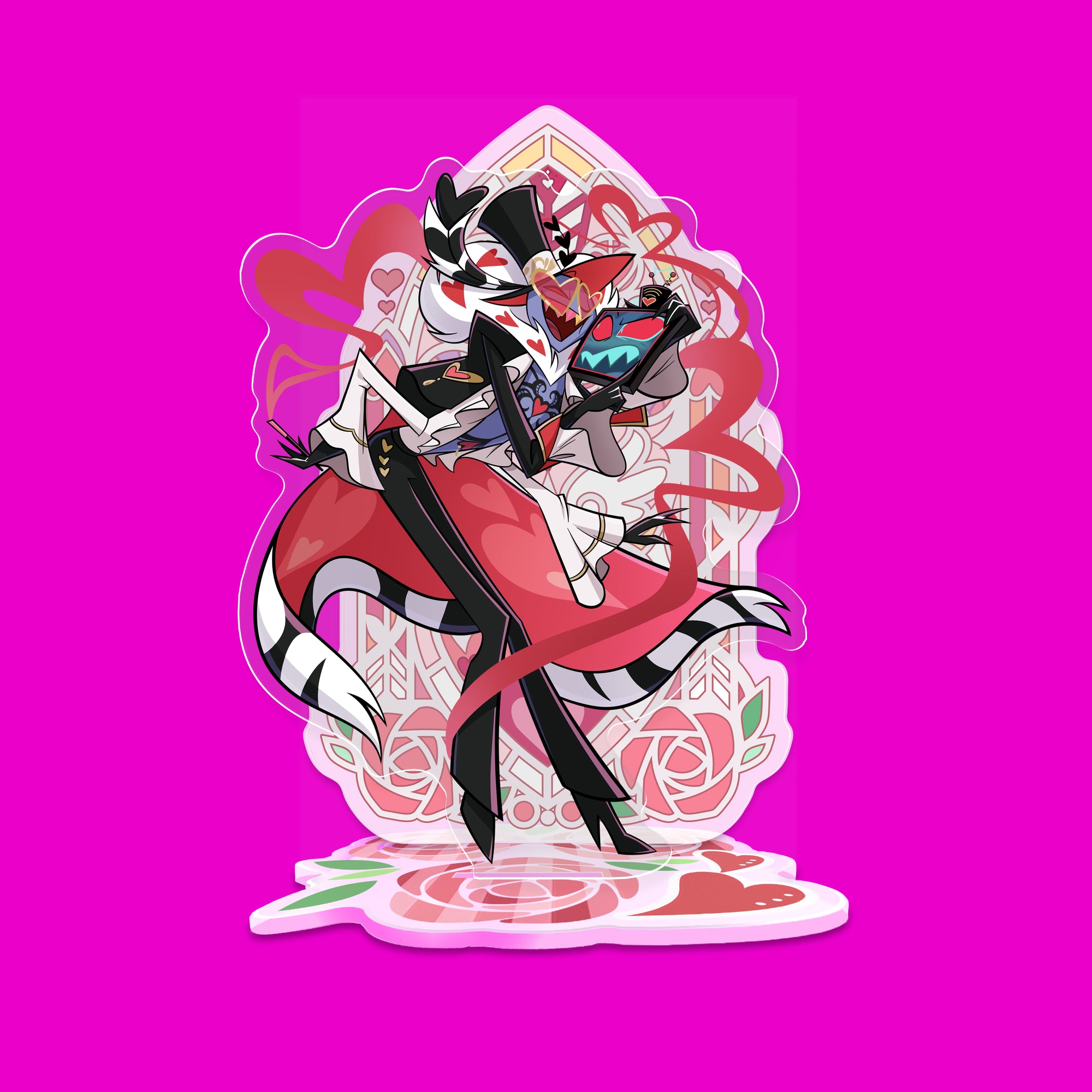 Valentine's Day 2026 Vox & Valentino Acrylic Standee | Hazbin Hotel
